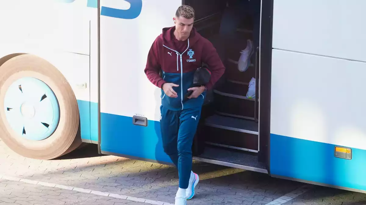 Ronaldo sorgt für einen Eklat: Er reist aus dem Camp ab.  - Bild: Liselotte Sabroe/Ritzau Scanpix Foto/AP/dpa