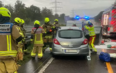 FW-BOT: Verkehrsunfall auf der A42 - eine Person verletzt - Foto: presseportal.de