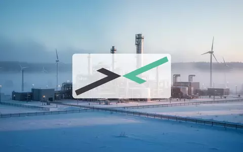 Moderne industrielle Pilotanlage in einer verschneiten Winterlandschaft bei klarem, kaltem Licht. - Foto: über boerse-global.de