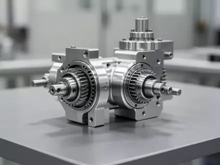 Hochpräzise mechanische Gelenkkomponente aus Metall auf einem industriellen Arbeitstisch. - Foto: über boerse-global.de