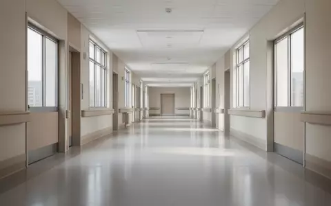 Ein leerer, modern gestalteter Krankenhausflur mit neutralen Farben und natürlichem Lichteinfall. - Foto: über boerse-global.de