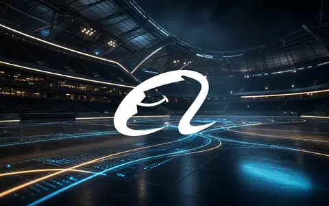 Abstrakte Darstellung von Sporttechnologie in einer modernen Arena mit atmosphärischer Beleuchtung. - Foto: über boerse-global.de