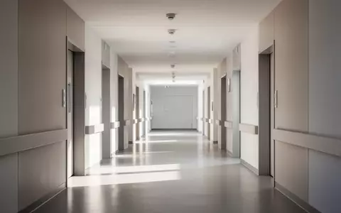 Ein heller, moderner Flur in einem medizinischen Versorgungszentrum mit neutralen Farben und natürlichem Lichteinfall. - Foto: über boerse-global.de