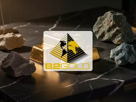 Goldbarren und geologische Mineralproben in einer edlen, minimalistischen Büroumgebung mit stimmungsvoller Beleuchtung. - Foto: über boerse-global.de