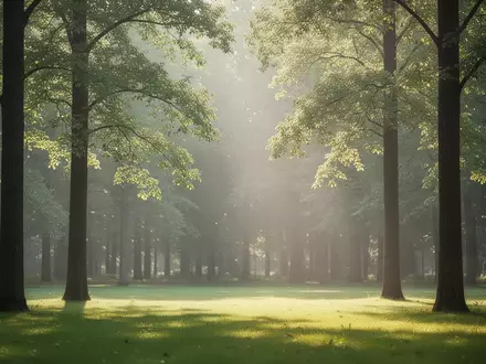 Ein ruhiger, sonnendurchfluteter Park mit Bäumen, der eine friedliche und unterstützende Atmosphäre vermittelt. - Foto: über boerse-global.de