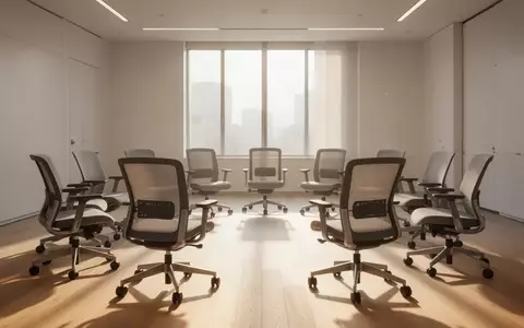 Ein minimalistisch gestalteter Seminarraum mit Stuhlkreis in hellem Tageslicht, der eine konzentrierte Lernatmosphäre vermittelt. - Foto: über boerse-global.de