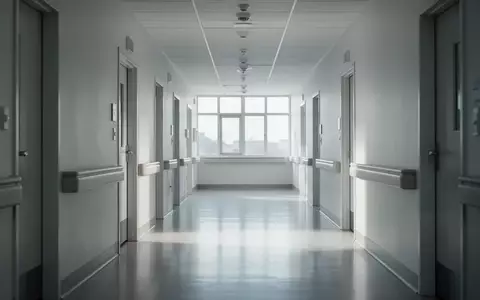 Ein leerer, heller Krankenhausflur mit minimalistischer Architektur und natürlichem Lichteinfall. - Foto: über boerse-global.de