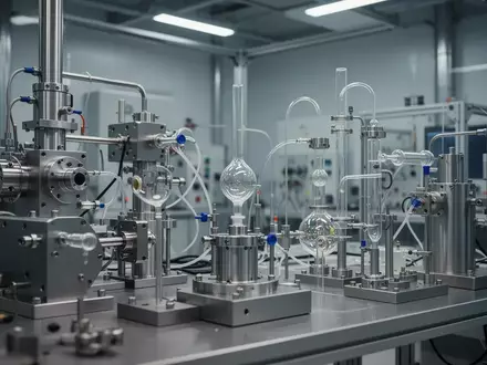 Hochmoderne Laborinstrumente und Versuchsaufbauten in einer Forschungseinrichtung für theoretische Physik. - Foto: über boerse-global.de
