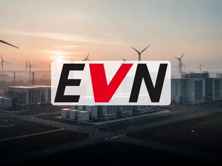 Moderne großtechnische Energiespeicher an einem Industriestandort im Dämmerlicht. - Foto: über boerse-global.de