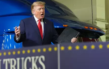 Man mache einen guten Job, aber eine schlechte Öffentlichkeitsarbeit - sagt Trump.  - Foto: Alex Brandon/AP/dpa