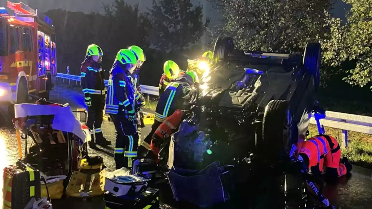 FW-WAF: Verkehrsunfall auf der B 58 - Bild: presseportal.de