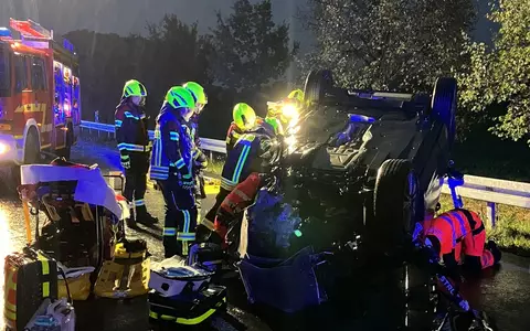 FW-WAF: Verkehrsunfall auf der B 58 - Foto: presseportal.de
