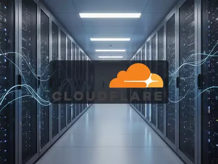 Abstrakte Darstellung moderner Serverinfrastruktur und Datenströme in einem professionellen Rechenzentrum. - Foto: über boerse-global.de