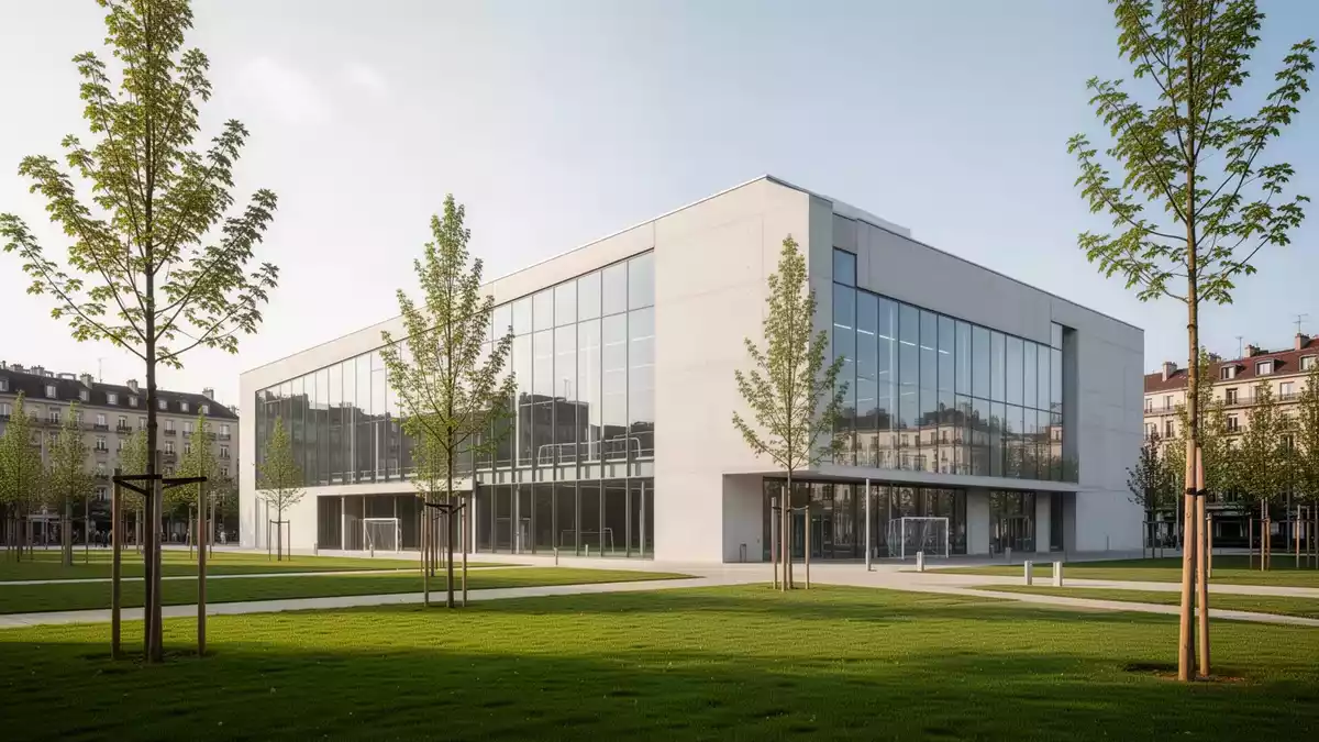 Düsseldorf eröffnet Vierfachsporthalle für Schulen und Vereine
