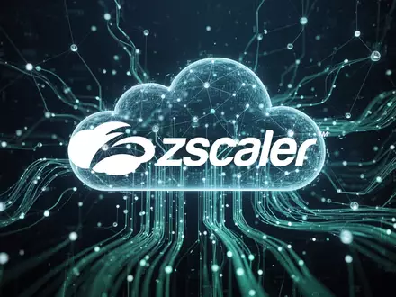 Abstrakte Darstellung von digitaler Netzwerksicherheit und Cloud-Infrastruktur mit leuchtenden Datenknoten. - Foto: über boerse-global.de