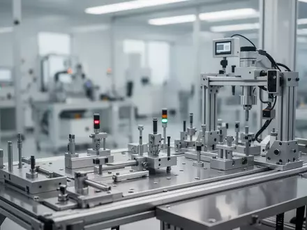Eine moderne, sterile Fertigungsumgebung für hochpräzise Industriemontagen mit Fokus auf technologische Infrastruktur. - Foto: über boerse-global.de