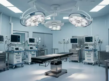 Ein steriler, moderner Operationssaal mit medizinischen Geräten in einer Klinik. - Foto: über boerse-global.de