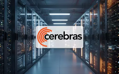 Abstrakte Darstellung eines modernen Hochleistungs-Rechenzentrums mit leuchtenden Server-Racks in blauem Licht. - Foto: über boerse-global.de