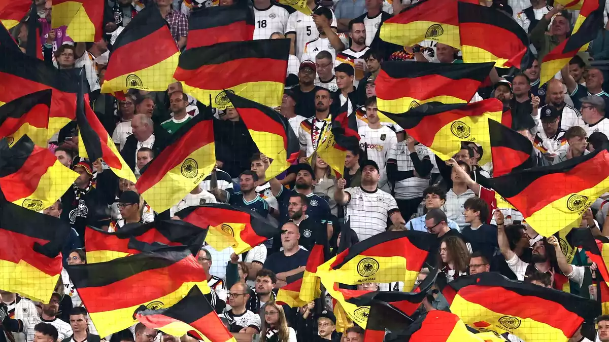Die Stimmung in der Allianz Arena war hervorragend.  - Bild: Christian Charisius/dpa