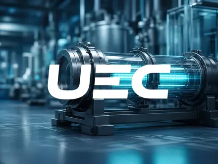 Abstrakte Darstellung von nuklearer Energietechnologie in einer modernen, industriellen Umgebung. - Foto: über boerse-global.de