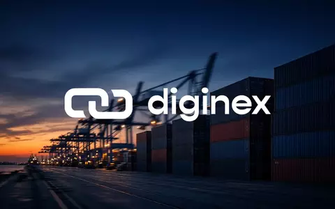 Abstrakte Darstellung einer modernen globalen Logistik-Hafenanlage bei Dämmerung - Foto: über boerse-global.de