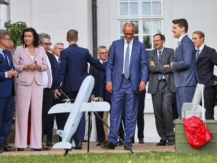 Drohnen-Vorführung für die Bundesregierung (Archiv) - Foto: via dts Nachrichtenagentur