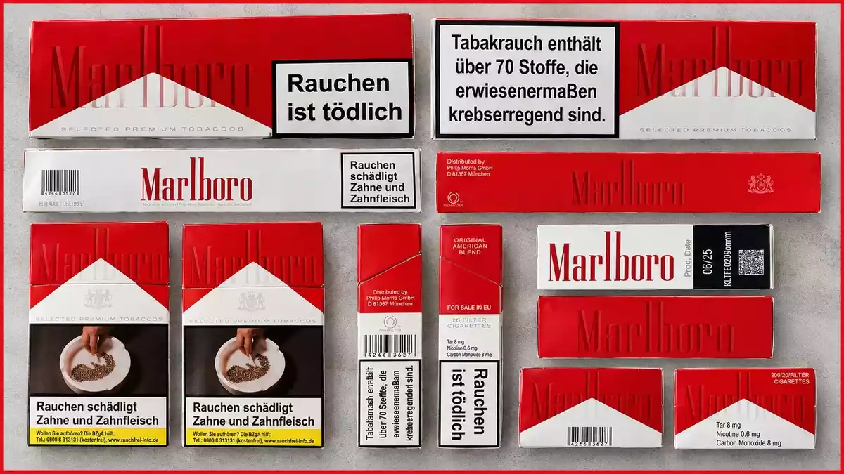 Schmuggelzigarette der Woche: Bei dieser Marlboro stimmen weder Worte noch Werte - Bild: presseportal.de