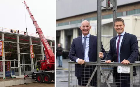 Richtfest am Erweiterungsbau bei NORMA in Kerpen: Logistikzentrum wächst um knapp 10.000 Quadratmeter / Wichtiger Meilenstein für die Expansion in Westdeutschland - Foto: presseportal.de