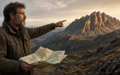 Geologe bei der Analyse von Gesteinsformationen in einer abgelegenen Gebirgslandschaft zur Vorbereitung von Bohrungen. - Foto: über boerse-global.de