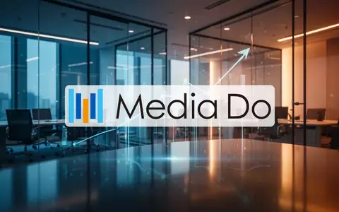 Abstrakte Darstellung einer Unternehmensübernahme im digitalen Mediensektor mit moderner Büroarchitektur. - Foto: über boerse-global.de