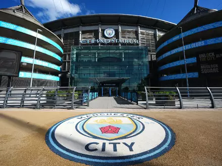 Das Etihad Stadium von Manchester City. - Foto: Martin Rickett/PA Wire/dpa