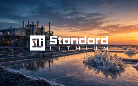 Moderne Lithium-Extraktionsanlage bei Sonnenuntergang als Symbol für nachhaltige Energieressourcen. - Foto: über boerse-global.de