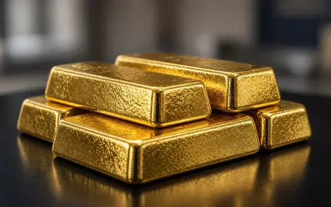 Mehrere glänzende Goldbarren auf einer dunklen, reflektierenden Oberfläche. - Foto: über boerse-global.de