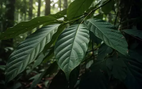 Nahaufnahme von tropischen Blättern in einem dichten Wald bei natürlichem Tageslicht. - Foto: über boerse-global.de