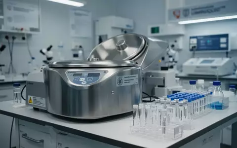 Ein steriles Laborumfeld in einer Universitätsklinik mit medizinischen Geräten und Glasphiolen auf einem Labortisch. - Foto: über boerse-global.de