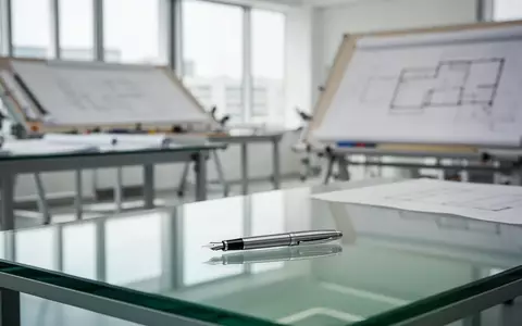 Ein modernes, helles Ingenieurbüro mit technischer Ausrüstung und Entwurfsplänen im Hintergrund. - Foto: über boerse-global.de