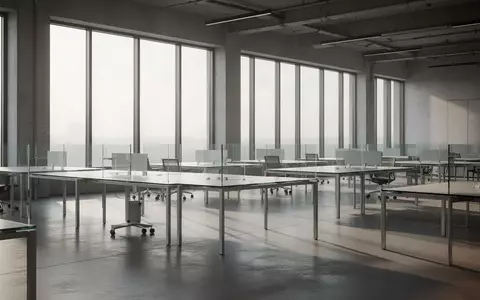 Ein leeres, modernes Büro während der Feiertage mit unbesetzten Arbeitsplätzen und natürlichem Lichteinfall. - Foto: über boerse-global.de
