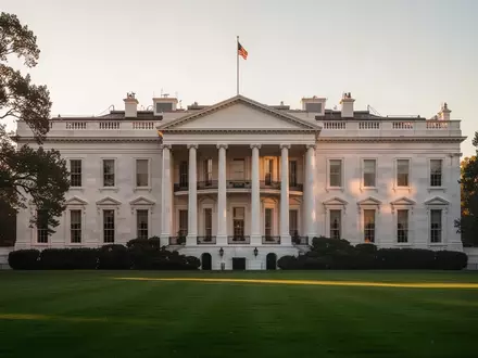 Das Weiße Haus in Washington bei spätem Nachmittagslicht. - Foto: über boerse-global.de