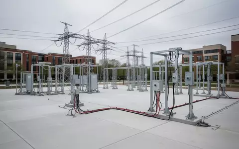 Ein weitläufiges, modernes Forschungsgelände für drahtlose Stromübertragung mit technischer Infrastruktur auf einem Campus. - Foto: über boerse-global.de