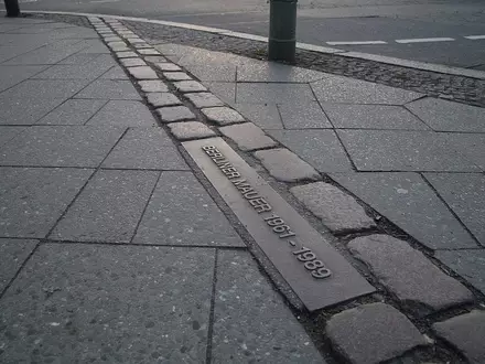 Verlauf der Berliner Mauer (Archiv) - Foto: via dts Nachrichtenagentur
