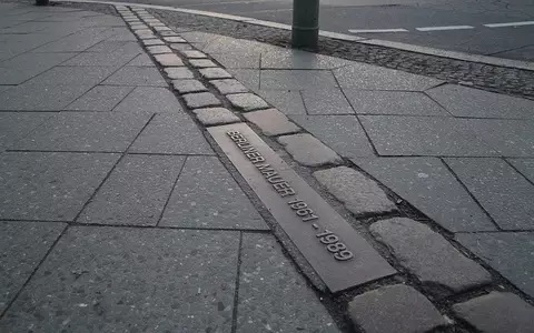 Verlauf der Berliner Mauer (Archiv) - Foto: via dts Nachrichtenagentur