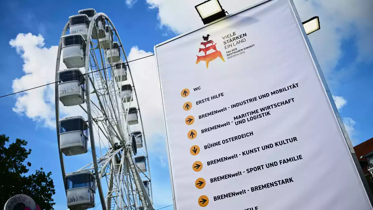 Das zentrale Fest zum Tag der Deutschen Einheit wird in Bremen gefeiert. - Bild: Sina Schuldt/dpa