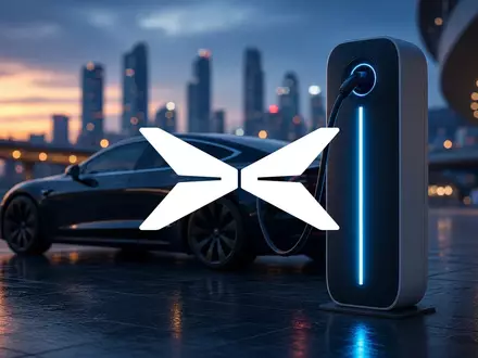 Moderne Ladestation für Elektrofahrzeuge in urbaner Umgebung bei Dämmerung, symbolisiert technologische Innovation. - Foto: über boerse-global.de
