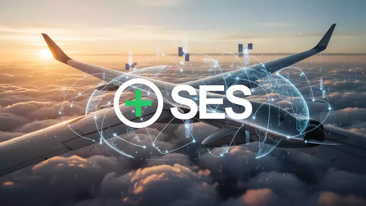 SES schließt Airline-WLAN-Projekt ab und verlängert Sky-Verträge