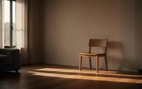 Ein minimalistisch eingerichteter, leerer Raum mit einfallendem Sonnenlicht und einem einzelnen Holzstuhl in der Ecke. - Foto: über boerse-global.de