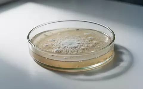 Eine leere, sterile Labor-Petrischale auf einer weißen Oberfläche bei natürlichem Licht. - Foto: über boerse-global.de