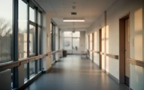 Ein heller, minimalistischer Krankenhausflur mit einfallendem Tageslicht und klaren architektonischen Linien. - Foto: über boerse-global.de