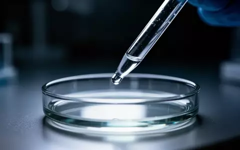 Ein steriles Labor-Setting mit einer Pipette über einer Petrischale als Symbol für immunologische Forschung. - Foto: über boerse-global.de