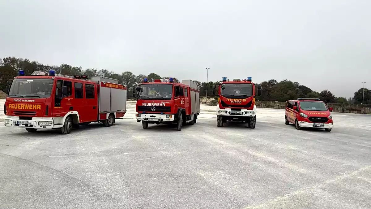 Feuerwehr Kalkar: Fahrsicherheitstraining der Feuerwehr Kalkar - Bild: presseportal.de