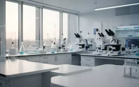 Ein helles, modernes medizinisches Forschungslabor mit steriler Umgebung und weichem Tageslichteinfall. - Foto: ĂŒber boerse-global.de